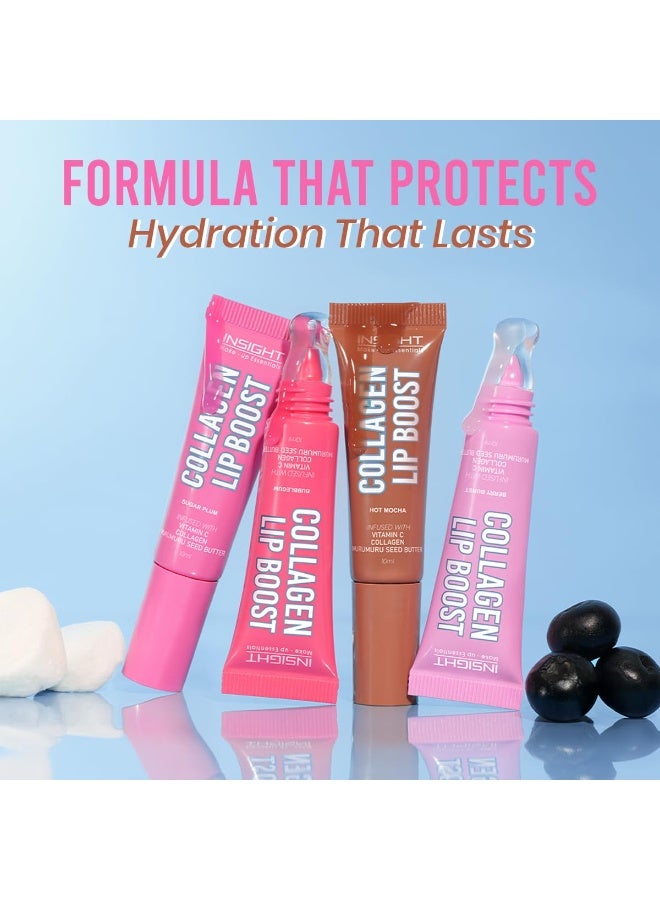 إنسايت مرطب شفاه إنسايت كولاجين ليب بوست - هوت موكا (10 مل) | لمسة نهائية لامعة غير لزجة | فيتامين سي وعلاج مرطب | ترطيب يدوم طويلاً | خفيف الوزن للاستخدام اليومي - Image 3